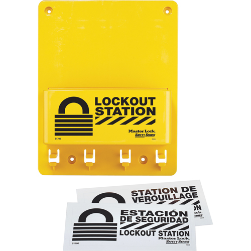 Poste de verrouillage compacte, Cadenas Aucune, Capacit&eacute; de 4, Cadenas Non compris Mukwa Safety Services