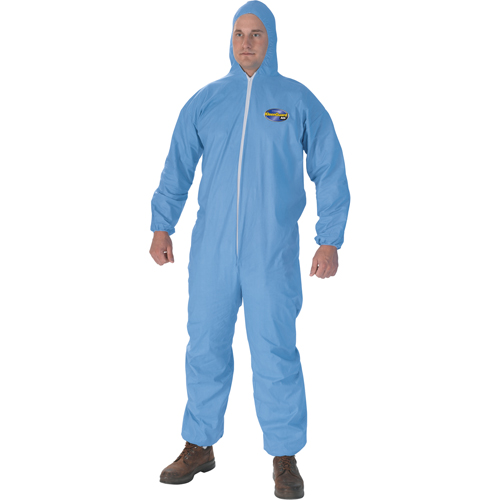 Kleenguard A65 Coveralls, Large, Blue, FR Treated Fabric Mukwa Safety Services