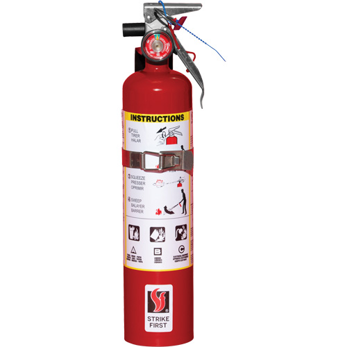 Extincteur d'incendie, ABC, Capacit&eacute; 2,5 lb Mukwa Safety Services
