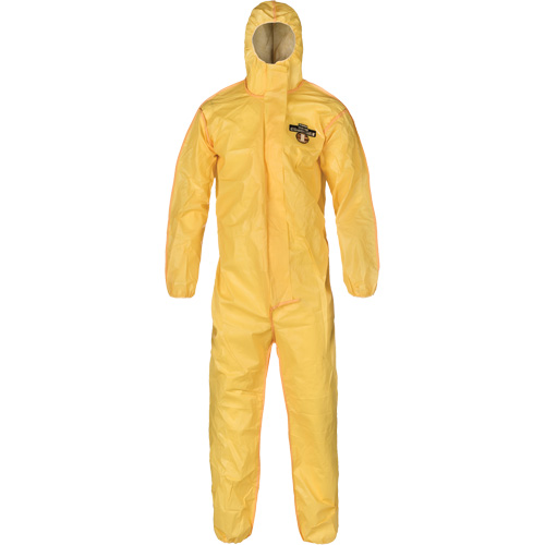 ChemMax 1 Coveralls, Small, Yellow Mukwa Safety Services