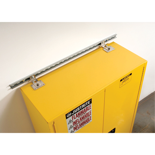 Seismic Bracket for Sure-Grip&reg; Ex Flammable Storage Cabinet Mukwa Safety Services