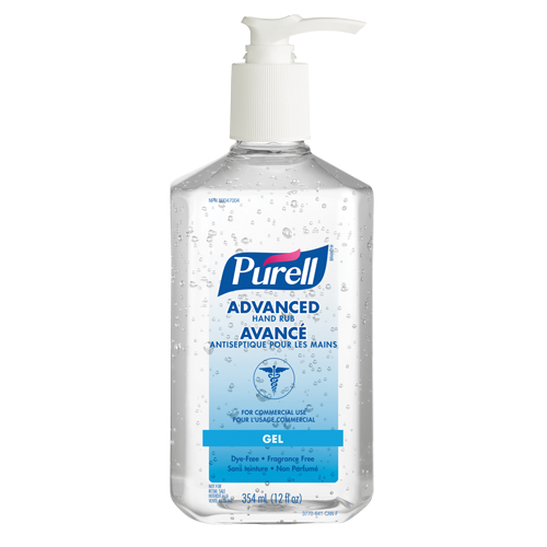 Advanced Hand Sanitizer, 354 ml, Pump Bottle, 70% Alcohol Mukwa Safety Services