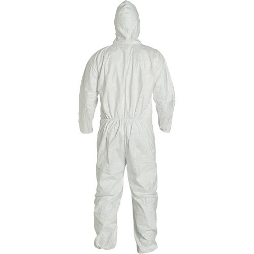 Hooded Coveralls, 3X-Large, White, Tyvek&reg; 400 Mukwa Safety Services