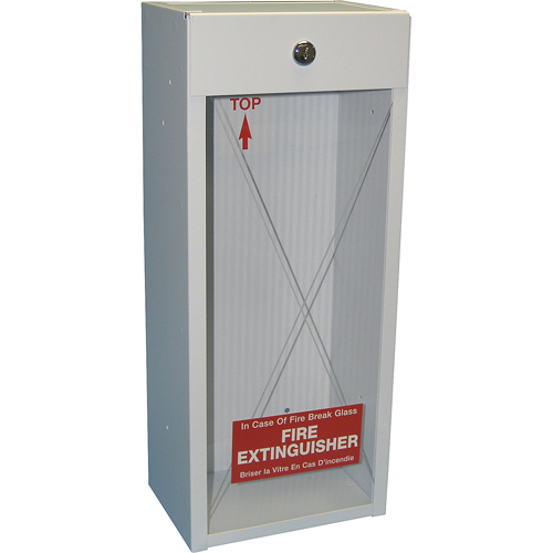 Surface-Mounted Fire Extinguisher Cabinets, 8.5" W x 20.5" H x 6" D Mukwa Safety Services