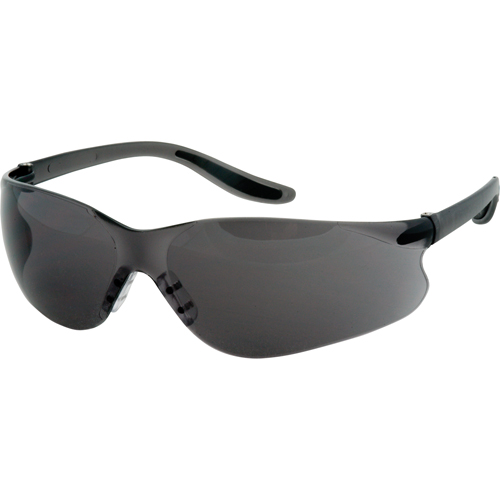 Z500 Series Safety Glasses, Grey/Smoke Lens, Anti-Scratch, ANSI Z87+/Meets/Exceeds CSA Z94.3 Mukwa Safety Services