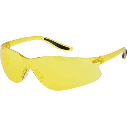 Z500 Series Safety Glasses, Amber Lens, Anti-Scratch, ANSI Z87+/Meets/Exceeds CSA Z94.3 Mukwa Safety Services