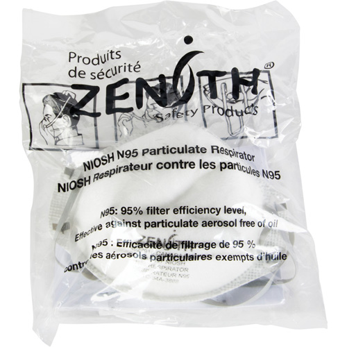 Particulate Respirator - Vend Pack, N95, NIOSH Certified, Medium/Large Mukwa Safety Services