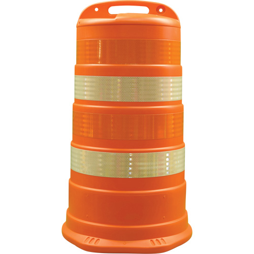 Trailboss Channelizer Drums, 41.27" High, Orange Mukwa Safety Services