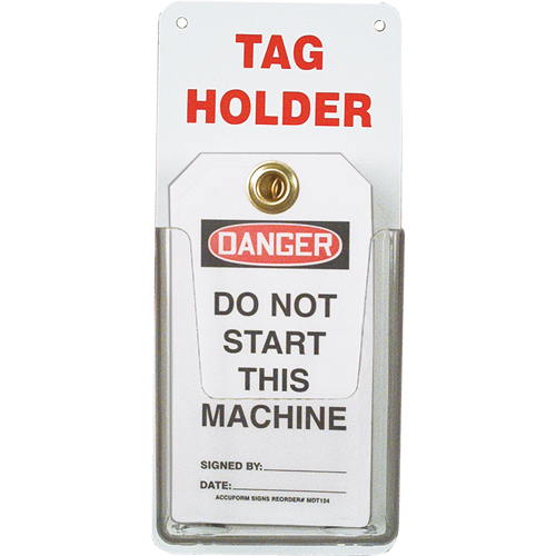 Tag Holder Mukwa Safety Services