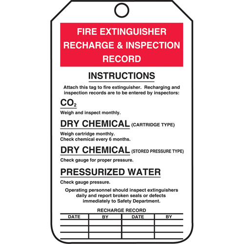&eacute;tiquettes de s&eacute;curit&eacute; d'inspection et de contr&ocirc;le de l'&eacute;tat de l'&eacute;quipement, Plastique, 3-3/8" la x 5-7/8" h, Anglais Mukwa Safety Services