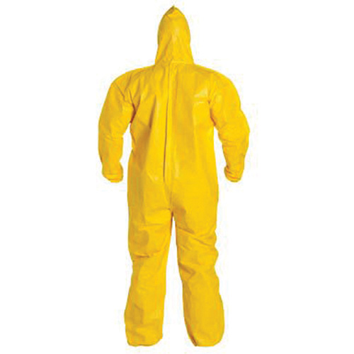 Hooded Coveralls, Tychem&reg; 2000, 3X-Large, Yellow Mukwa Safety Services