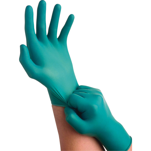TouchNTuff&reg; 92-600 Gloves, Small, Nitrile, 5-mil, Powder-Free, Green Mukwa Safety Services