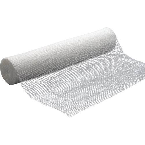 Bandages de gaze, Rouleau, 15' lo x 4" la, Dispositif m&eacute;dical Classe 1 Mukwa Safety Services