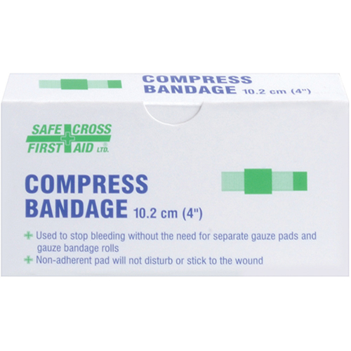 Bandages compressifs, 4" lo x 4" la Mukwa Safety Services