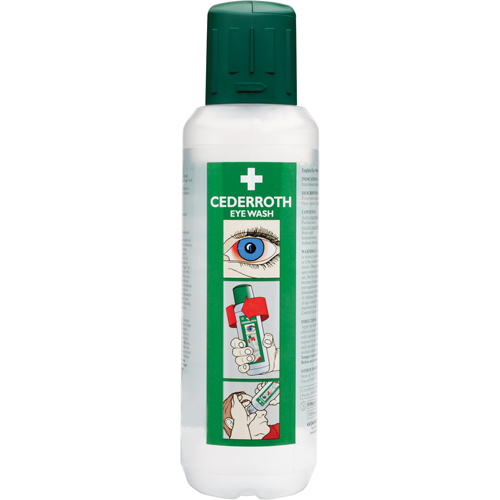 Cederroth Eyewash Solution, Full Bottle, 500 ml Mukwa Safety Services