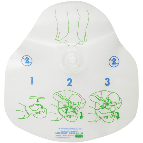 CPR Protective Device, Single Use Faceshield, Class 2 Mukwa Safety Services