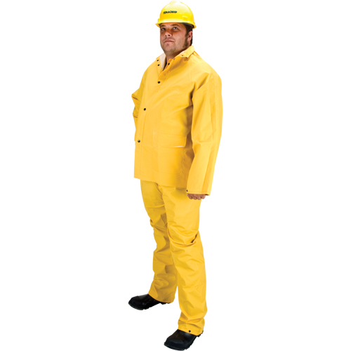 RZ600 Flame Resistant Rain Suit, Small, Yellow Mukwa Safety Services