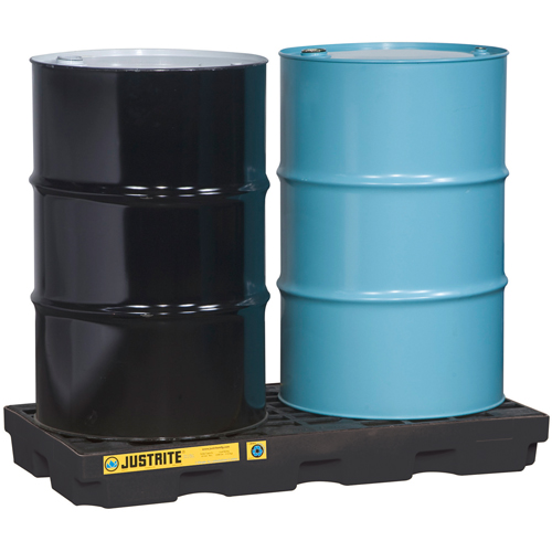 EcoPolyBlend Accumulation Centers, 24 US gal. Spill Capacity, 49" x 25" x 5.5" Mukwa Safety Services