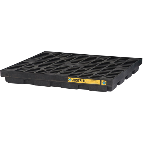 EcoPolyBlend Accumulation Centers, 49 US gal. Spill Capacity, 49" x 49" x 5.5" Mukwa Safety Services