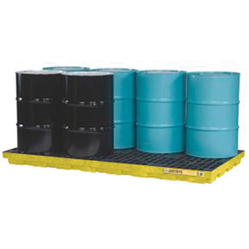 Centres d'accumulation EcoPolyBlend, Capacit&eacute; de d&eacute;versement 98 gal. US, 97" x 49" x 5,5" Mukwa Safety Services