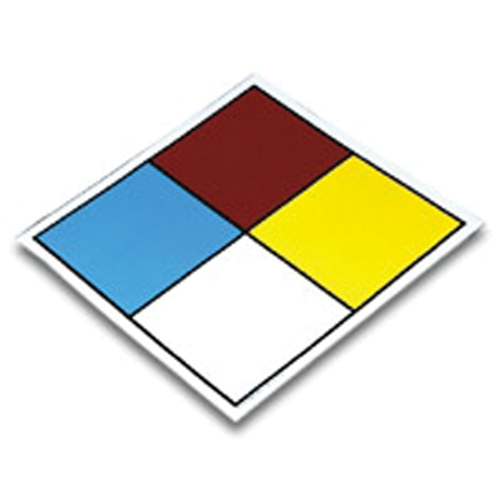 Plaque-&eacute;tiquette de s&eacute;curit&eacute; de la NFPA, vierge, Vinyle Mukwa Safety Services