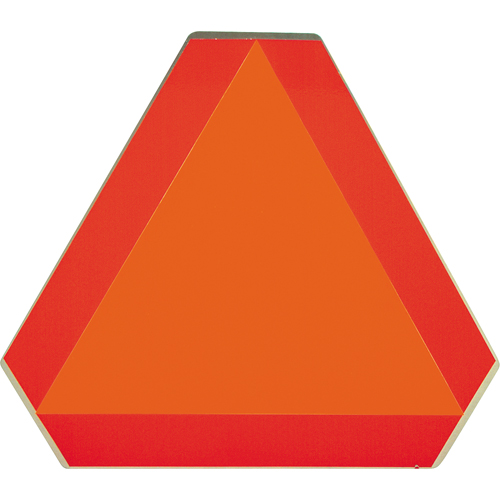 Panneaux de signalisation pour v&eacute;hicules lents, Aluminium, 16" la x 16" h Mukwa Safety Services