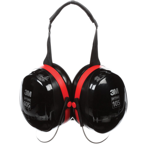 Peltor Optime 105 Series Earmuffs, Neckband, 29 NRR dB Mukwa Safety Services