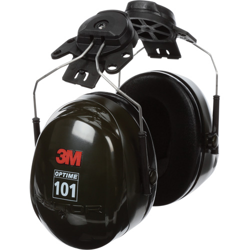 Serres-t&ecirc;tes de s&eacute;rie Peltor Optime 101, Fixation pour casque, 24 NRR dB Mukwa Safety Services