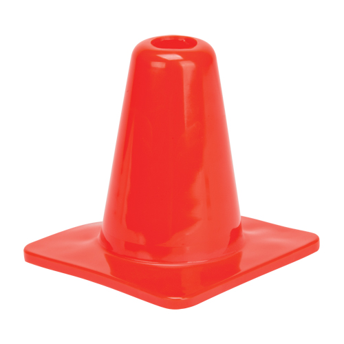 C&ocirc;ne de signalisation, 6", Orange Mukwa Safety Services
