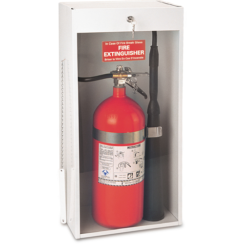 Surface-Mounted Fire Extinguisher Cabinets, 14.125" W x 30.125" H x 9.0625" D Mukwa Safety Services