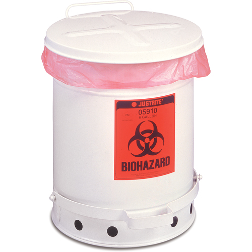 Contenant de d&eacute;chets &agrave; biorisques, Capacit&eacute; de 6 gal. Mukwa Safety Services