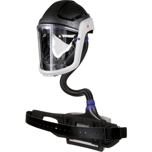 Trousse industrielle lourde pour APR motoris&eacute; TR-600 de Versaflo, Capuchon & visi&egrave;re, Pile Lithium-ion Mukwa Safety Services
