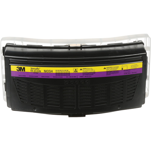Cartouche pour appareils de protection respiratoire (APR) &agrave; &eacute;puration d'air motoris&eacute; Versaflo, Gaz acide/Vapeur organique, Paquet de 1 Mukwa Safety Services