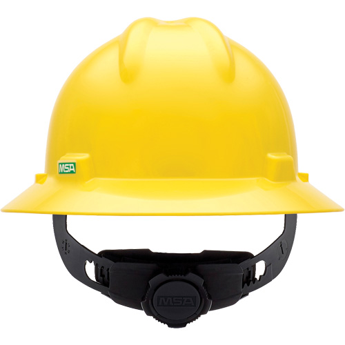 Casques de s&eacute;curit&eacute; &agrave; bordure compl&egrave;te V-Gard, R&eacute;pond aux normes CSA type 1, Suspension Rochet, Non ventil&eacute; Mukwa Safety Services