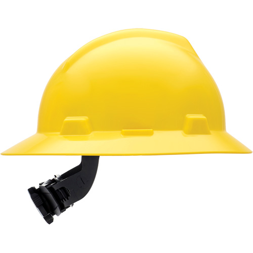 Casques de s&eacute;curit&eacute; &agrave; bordure compl&egrave;te V-Gard, R&eacute;pond aux normes CSA type 1, Suspension Rochet, Non ventil&eacute; Mukwa Safety Services