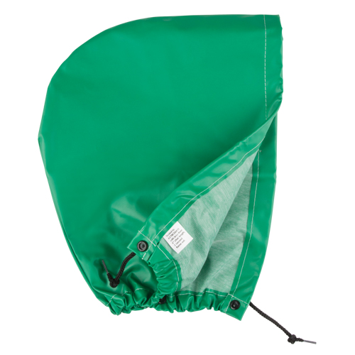 Capuchons imperm&eacute;ables AcidBasic r&eacute;sistants aux produits chimiques et &agrave; l'acide, Taille unique, Vert, Polyester Mukwa Safety Services