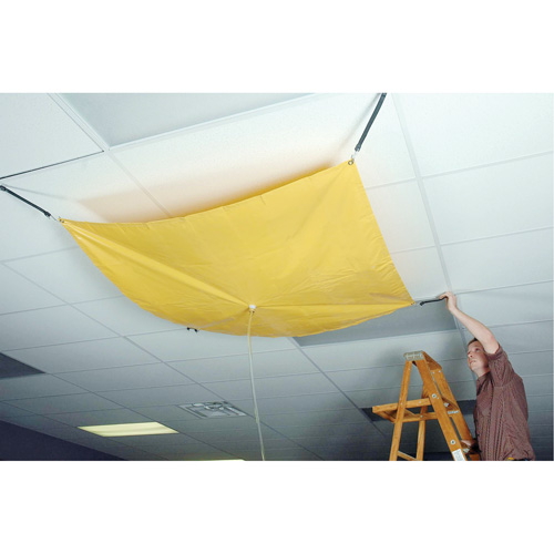 Ultra-Drip Diverter&reg; Roof Drip Diverter, 10' L x 10' W, Vinyl Mukwa Safety Services