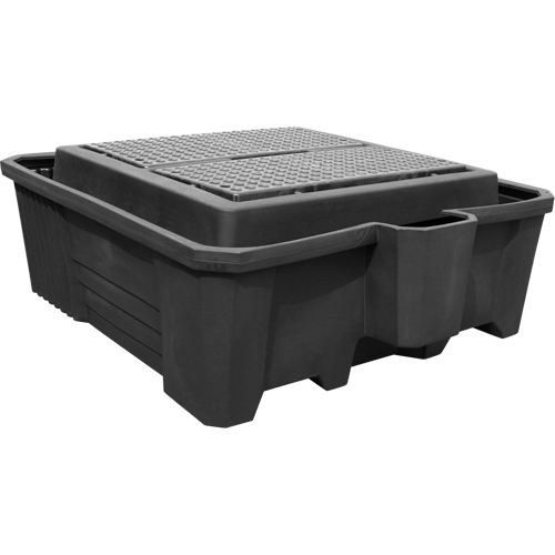 IBC Containment Pallets, 385 gal. Spill Capacity, 73" x 80.5" x 29.5" Mukwa Safety Services