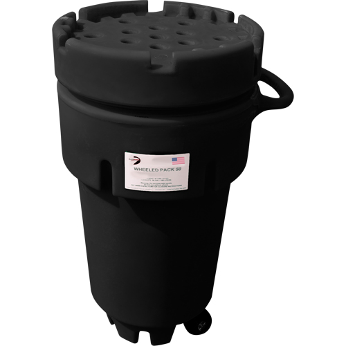 Wheeled Poly-Spillpaks, 50 US gal., Mobile Mukwa Safety Services