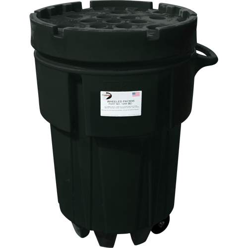 Contenants roulants Poly-Spillpaks, 95 gal. US, Mobile Mukwa Safety Services