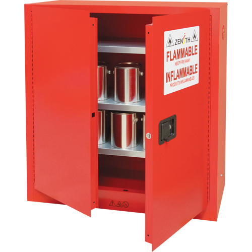 Paint/Ink Cabinet, 45 gal., 3 Shelves Mukwa Safety Services