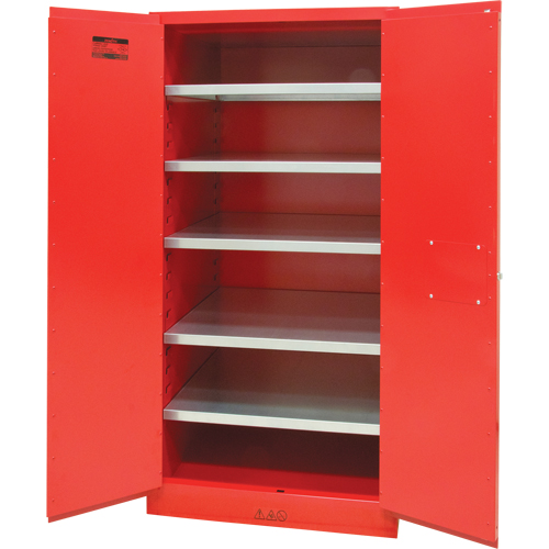 Paint/Ink Cabinet, 96 gal., 5 Shelves Mukwa Safety Services