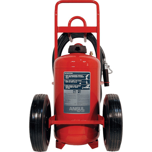 Red Line&reg; Wheeled Fire Extinguishers, BC, 125 lbs. Capacity Mukwa Safety Services