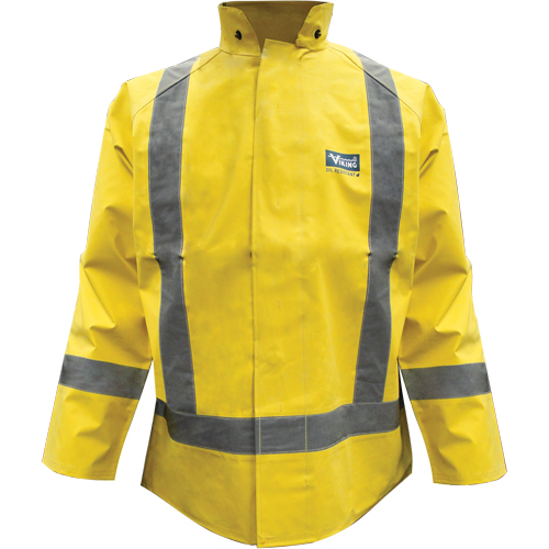 Miner 49er Mining Jacket, Neoprene, Medium, Lime-Green Mukwa Safety Services