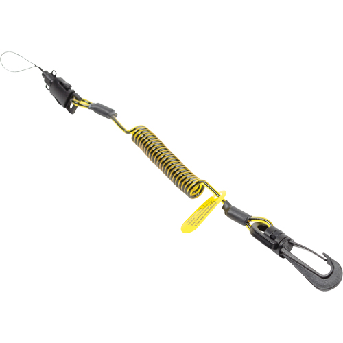Sangle d'amarrage spirale pour outil, Spirale, Attache/boucle Mukwa Safety Services