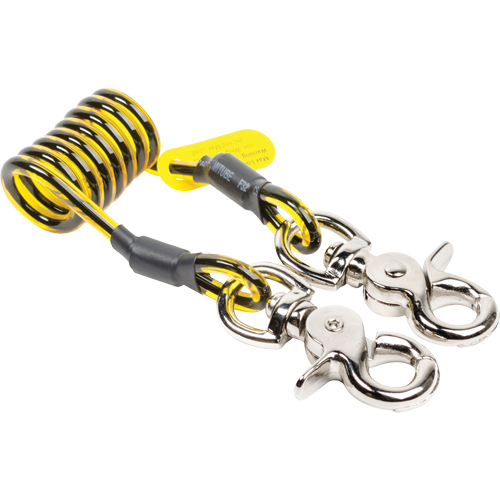 Sangle d'amarrage spirale pour outil, Spirale, Clavette double Mukwa Safety Services