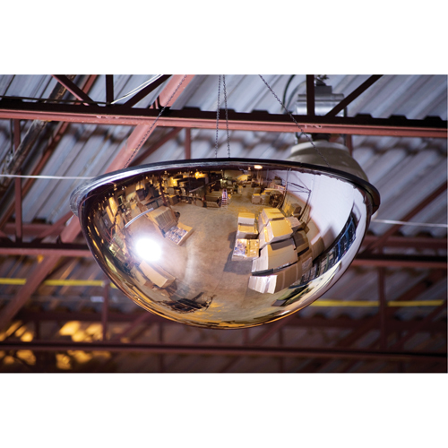 Miroir en d&ocirc;me 360°, D&ocirc;me complet, Dessus ferm&eacute;, Diam&egrave;tre 18" Mukwa Safety Services