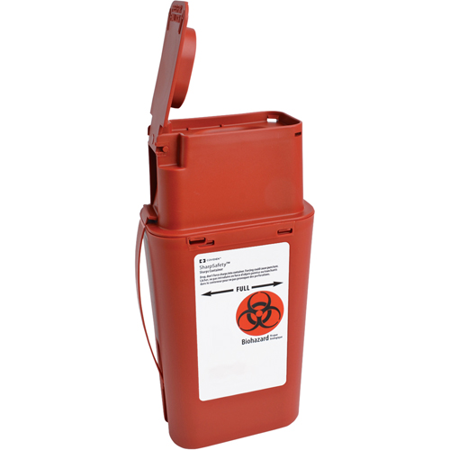 Contenant de transport pour articles pointus/tranchants Mukwa Safety Services