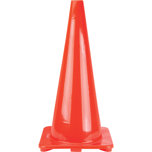 C&ocirc;nes de signalisation, 28", Orange Mukwa Safety Services