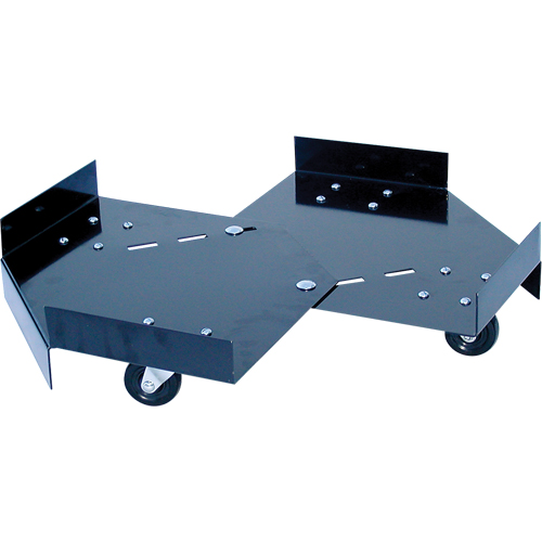 Universal Steel Dolly, 26.5" L x 26.5" W x 5" H Mukwa Safety Services